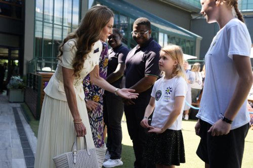 Princess Kate serves up royal glamour at Wimbledon for women&rsquo;s final