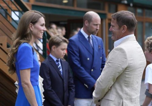 William and Kate arrive at Wimbledon with George and Charlotte