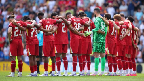 Tributes to Jota and Silva before Liverpool friendly