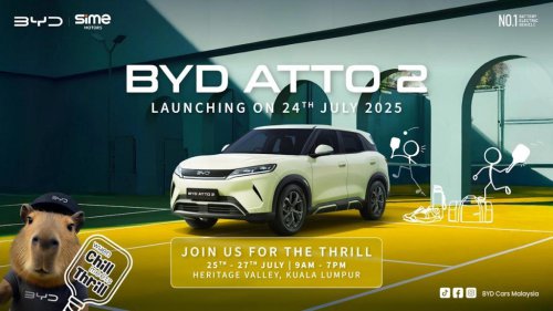 BYD Atto 2 to officially launch in Malaysia on 24 July