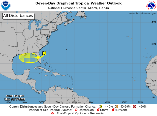 Storm tracker: System could bring heavy rain to Florida, Gulf Coast in coming days