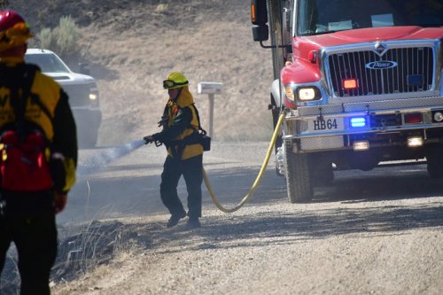 The largest wildfire in the US this year looks set to become a &lsquo;megafire&rsquo; after covering nearly 100,000 acres