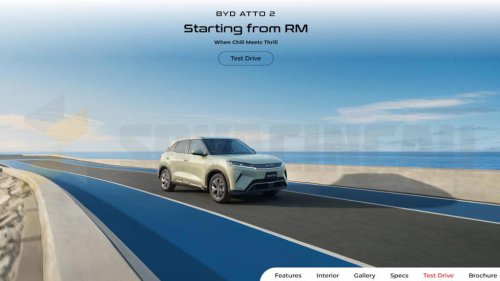 BYD Atto 2: Malaysia getting larger 51.1kWh battery, stalk drive selector, and more