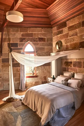 Step back in time at this artfully restored church in Tasmania&rsquo;s South East