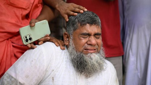 Distraught students demand answers after plane crash turned Bangladesh school into &lsquo;death trap&rsquo;