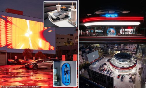 Tesla opens its first diner in Hollywood