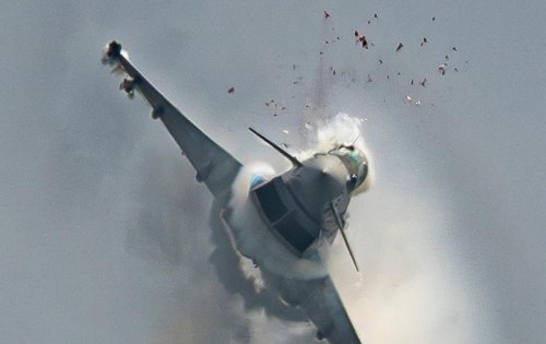 Seagull smashes cockpit of &pound;73m Spanish fighter jet