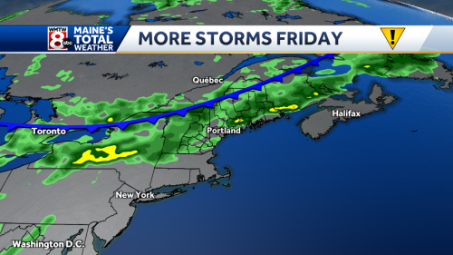 Heat and humidity return to Maine with more storms on the way
