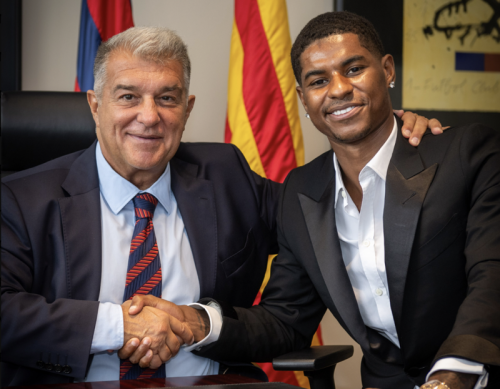Rashford's first words as Barcelona reveal his number