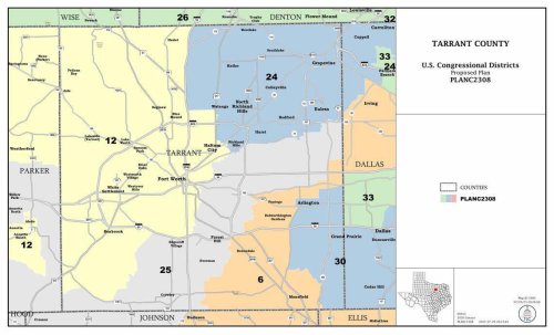 First Texas congressional redistricting map has been released. Here it is.
