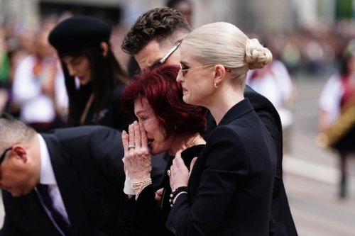 Sharon Osbourne breaks down in tears as thousands line streets for Ozzy's final farewell in Birmingham