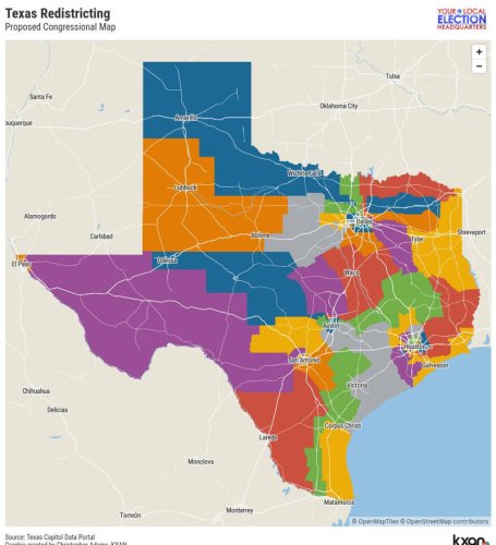 Texas House select committee to hear testimony on proposed redistricting map