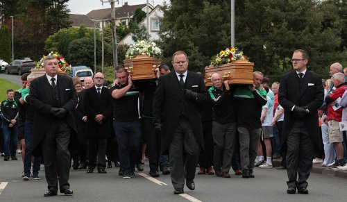 Friends and family gather in Co Fermanagh to remember mum 'full of kindness' and 'vibrant' kids