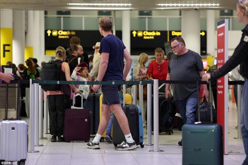Stranded Brits in chaos after all flights leaving the UK were grounded
