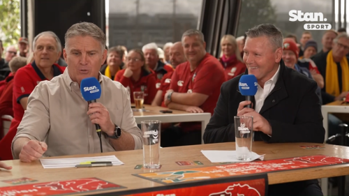 Burke's live TV reaction as he's named for prestigious honour