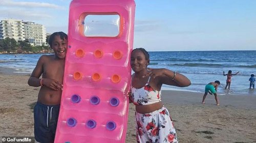 Pictured: British brother and sister who died in 'stormy sea' off Spanish beach