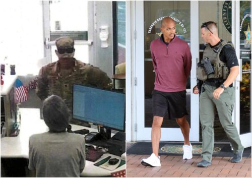 Exclusive details: Army reservist accused of robbing same bank twice in less than a month - and his uniform did him in