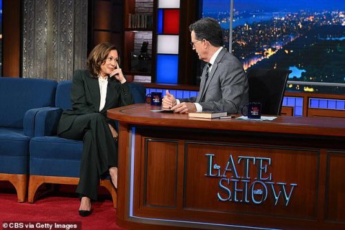 Awkward moment Kamala Harris waffles when pressed about who is the leader of the Democrats