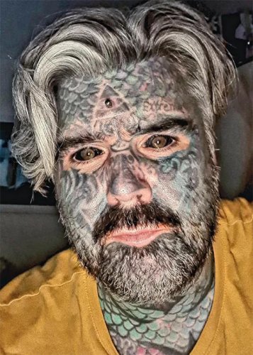 Britain&rsquo;s most tattooed man says new online safety law is locking him out of the internet