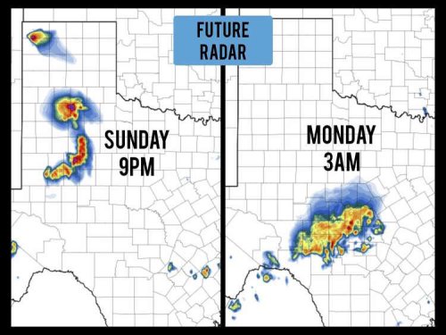Severe storms expected to hit parts of Texas late Sunday. Here's where.