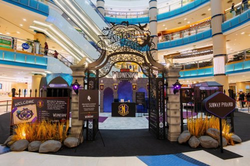 Nevermore Academy Holds Open Day In Sunway Pyramid Before Wednesday S2 Premieres