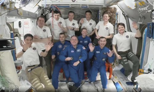 SpaceX delivers four astronauts to the International Space Station just 15 hours after launch