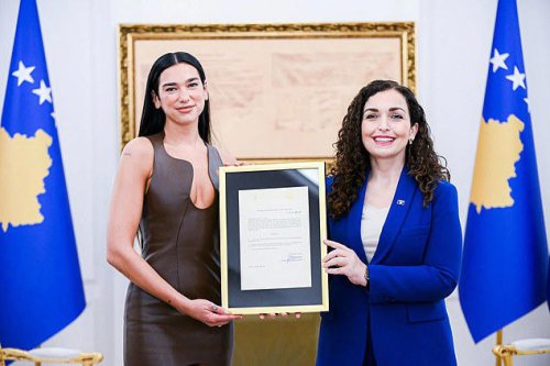 Dua Lipa is granted Kosovo citizenship - to go with Britain and Albania