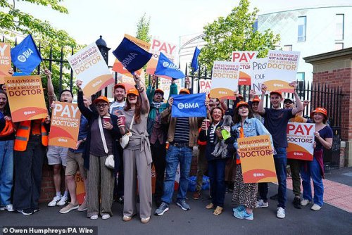 Two thirds of resident doctors defy calls to join five-day walkout in huge blow to militant unions