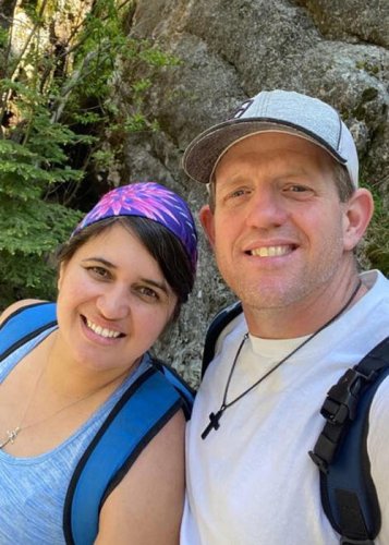 This couple were hiking in the woods with their girls, they never came out