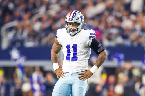 Micah Parsons Requests Trade - Potential Landing Spots, New England Patriots - 2025 Available Cap Space: $59.9 Million, Las Vegas Raiders - 2025 Available Cap Space: $37.8 Million, Arizona Cardinals - 2025 Available Cap Space: $35.5 Million, Seattle Seahawks - 2025 Available Cap Space: $34.7 Million, Los Angeles Chargers - 2025 Available Cap Space: $31.5 Million, Cincinnati Bengals - 2025 Available Cap Space: $28.8 Million, Los Angeles Rams - 2025 Available Cap Space: $19.4 Million, Pittsburgh Steelers - 2025 Available Cap Space: $19.2 Million, Dallas Cowboys - 2025 Available Cap Space: $31.4 Million, The 9 Most Likely Destinations for Micah Parsons