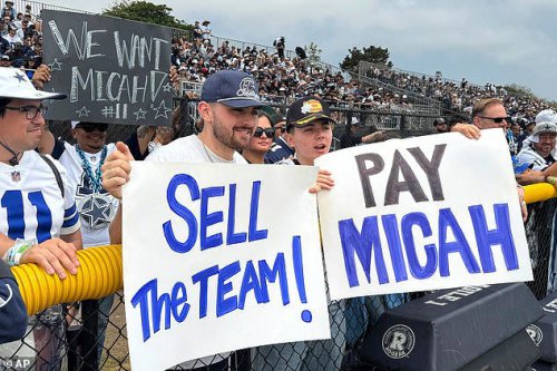 Furious Dallas Cowboys fans heckle controversial owner Jerry Jones, 82, at training camp