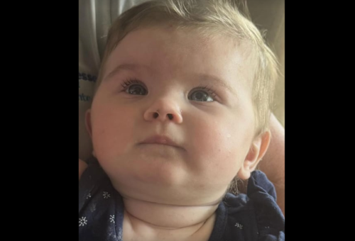 Two charged amid hunt for suspect in deaths of four people after infant abandoned on stranger&rsquo;s lawn