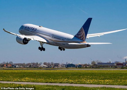 Chilling audio reveals moment United Airlines pilots called 'Mayday' after engine fails mid-takeoff