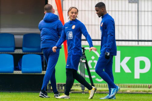 Xavi Simons reacts to Jorrel Hato joining Chelsea