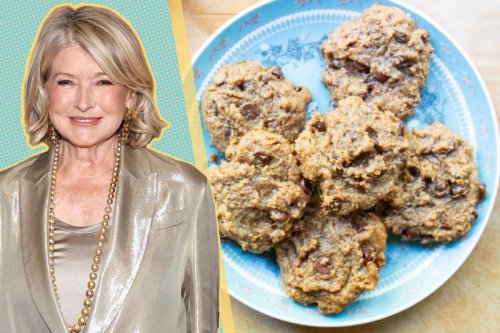 I'm making Martha Stewart's 5-ingredient cookies on repeat (they're that good)