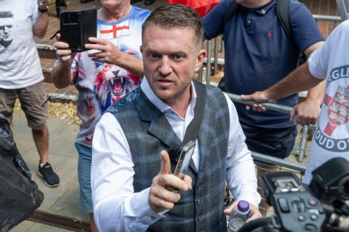 Tommy Robinson arrested at airport over GBH suspicion
