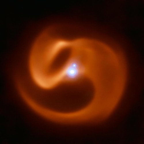 Swirling nebula of two dying stars revealed in spectacular detail in new Webb telescope image