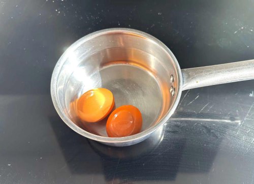 Hard-boiled egg mayonnaise: light, tasty and oil-free