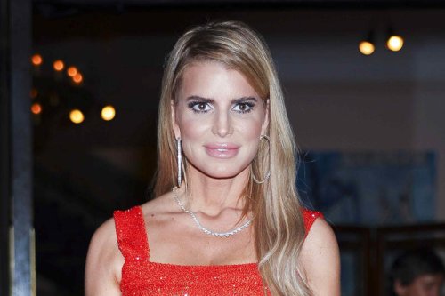 Jessica Simpson Adds Boho Flair to Her Slinky Neon Orange Slip Dress
