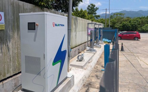 Upcoming TNB Electron EV charging station spotted in Jeli, Kelantan