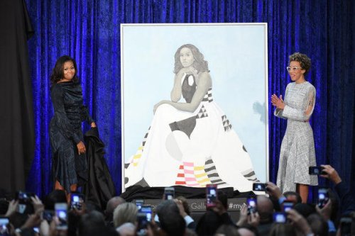 Artist Who Created Michelle Obama's Famed Portrait Cancels Smithsonian Show, Claiming Threat Of Censorship