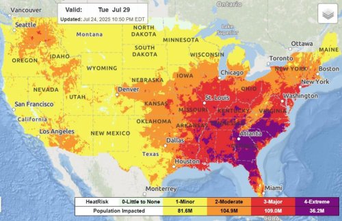 Late July's oppressive heat forecast isn't normal