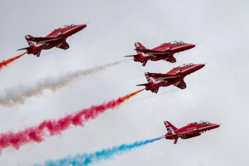 Red Arrows flight path: Where and when to see today's
