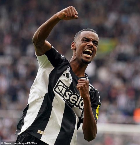 Newcastle striker Alexander Isak learned to play on gravel pitch but could now join Liverpool