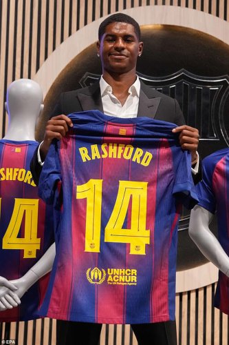 Revealed: Secret 'texts' between Marcus Rashford and Lamine Yamal as Barca players welcome new star