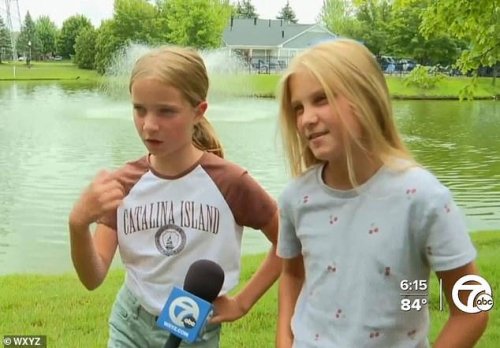 Quick-thinking sisters become heroes after saving drowning girl, 4, who 'turned blue in the water'