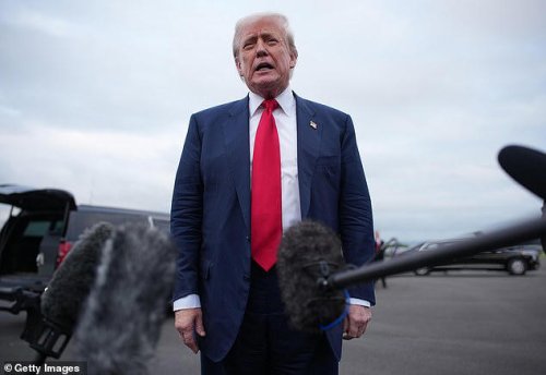 Massive security operation kicks in as the US President touches down in Scotland