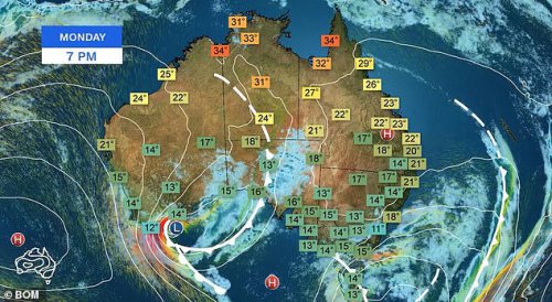 Rain bomb alert as mammoth weather system moves across Australia and temperatures plunge