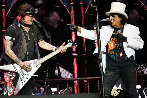 Johnny Depp Makes Surprise Appearance at Alice Cooper Concert to Perform Ozzy Osbourne Tribute