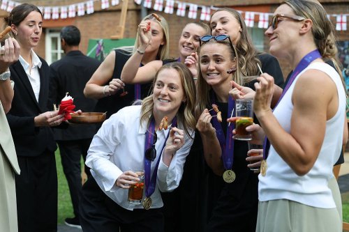 Victorious Lionesses enjoy Downing Street reception